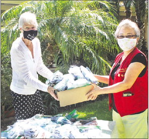 Mask project distributes thousands to LW and beyond