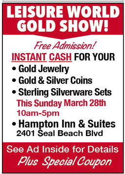 LEISURE WORLD  GOLD SHOW!