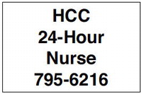 HCC  24-Hour  Nurse  795-6216