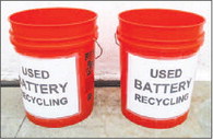 Drop off used batteries at CH 5