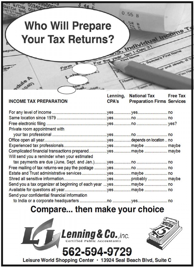 Compare… then make your choice