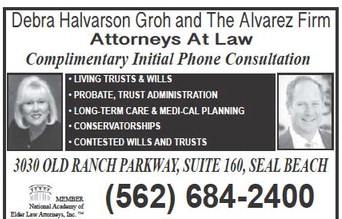 Debra Halvarson Groh and The Alvarez FirmComplimentary Initial Phone Consultation3030 OLD RANCH PARKWAY, SUITE 160, SEAL BEACH