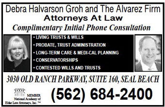 Debra Halvarson Groh and The Alvarez FirmComplimentary Initial Phone Consultation3030 OLD RANCH PARKWAY, SUITE 160, SEAL BEACH