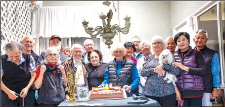 LW BIRTHDAY 
	Donald Kibrizis (center) ….