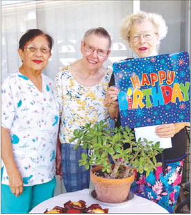 Joann Bambridge turns 90 years old