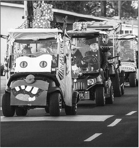 The Annual Golf Cart Parade rolls in on Dec. 11