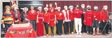 Dancing Feet Club line dancers ….