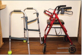 Front wheel walker or rollator?