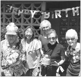 Centenarian is sent off with a big birthday bash