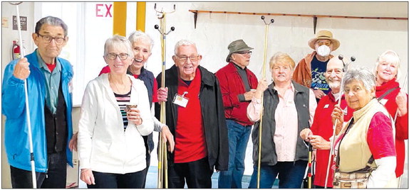 LW Shuffleboard Club visits Laguna Woods Village courts