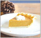 Enjoy a slice of pumpkin pie at  the hospitality room today