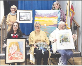 Art League names monthly winners at meeting