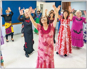 Learn hula on Tuesdays and Thursdays