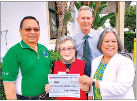 GAF donates $3,500 to FALW for the annual Veterans Picnic