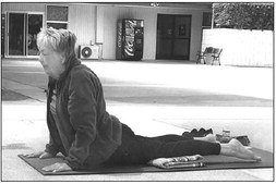 YOGA CLUB 
	Marlene Morris practiced ….