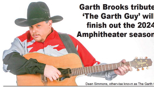 Garth Brooks tribute  ‘The Garth Guy’ will  . nish out the 2024   Amphitheater season