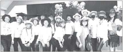 Country line dancing was the highlight of the show Sept. 22