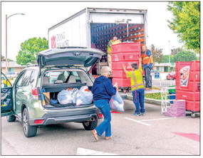 Residents must bring donations to the truck, which will be located near the Community  Gardens.